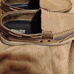 Tan Boat Shoes. Gently Used. Great Condition. Size 12